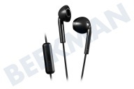 JVC HAF17MBU  HA-F17M-BU Earbuds Smartphone Black geschikt voor o.a. Zweetbestendig IPX2, iPhone compatibel