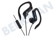 JVC HAEBR25BE  HA-EBR25-BE Sport Ear Clip Black geschikt voor o.a. Zweetbestendig IPX2, Bass Boost