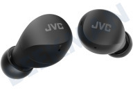 JVC HAA6TBU Hoofdtelefoon HA-A6T Gumy Mini True Wireless Oordopjes, Zwart geschikt voor o.a. IPX4 Water bestendig