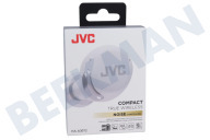 JVC HAA30T2WU Hoofdtelefoon HA-A30T2 Compact True Wireless Headphones, wit geschikt voor o.a. Noise Cancelling
