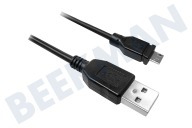 Eminent EW9911  Aansluitkabel geschikt voor o.a. Lengte 1,0mtr Micro USB 2.0 aansluitkabel geschikt voor o.a. Lengte 1,0mtr