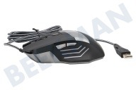 ACT  AC5000 Gaming Mouse geschikt voor o.a. Hoge gevoeligheid, licht effect en 4 dpi niveaus