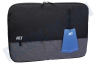 Universeel  AC8540 Urban Notebook Sleeve 14,1 inch Zwart/Grijs geschikt voor o.a. Geschikt voor notebooks tot 14.1 inch