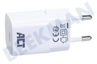 Universeel  AC2120 Compacte USB-C lader 20W met Power Delivery geschikt voor o.a. Power Delivery