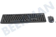 Logitech LOGZMK270U  920-004508 MK270 Keyboard + Muis US Layout geschikt voor o.a. Zwart, US Layout