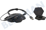 Logitech LOGZG502HE  910-005470 G502 Gaming Muis geschikt voor o.a. 25,600 DPI, RGB verlichting
