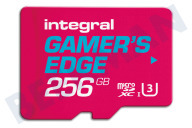 Integral  INMSDX256G10-100V30GE 256GB V30 Gamer's Edge microSDXC Card - Class 10 geschikt voor o.a. Class 10, Nintendo Switch