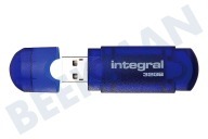 Integral INFD32GBEVOBL  Memory stick geschikt voor o.a. 32GB Integral 32GB Evo Blue geschikt voor o.a. 32GB