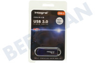 Integral  INFD256GBCOU3.0 Courier USB 3.0 Flash Drive Memory Stick geschikt voor o.a. USB 3.0