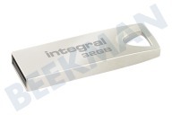 Integral  INFD32GBARC 32GB ARC USB Flash Drive geschikt voor o.a. USB 2.0, 32GB