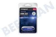 Integral  INFD64GBCOU3.0 Courier USB 3.0 Flash Drive Memory Stick geschikt voor o.a. USB 3.0