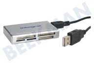 Integral INCRMULTIRP  Cardreader geschikt voor o.a. All in 1, SD,SDHC,MicroSD Externe kaartlezer USB2.0 geschikt voor o.a. All in 1, SD,SDHC,MicroSD