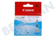 Canon CANBCI521C Canon printer Inktcartridge geschikt voor o.a. Pixma iP3600,Pixma iP4600 CLI 521 Cyan geschikt voor o.a. Pixma iP3600,Pixma iP4600