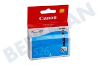 Canon CANBCI526C Canon printer Inktcartridge geschikt voor o.a. IP4850,MG5150,5250,6150 CLI 526 Cyan geschikt voor o.a. IP4850,MG5150,5250,6150