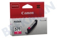 Canon CANBCI571M Canon printer 0387C001 Canon CLI-571 M geschikt voor o.a. Pixma MG5750, Pixma MG5751, Pixma MG6850