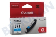 Canon CANBC571CH Canon printer 0332C001 Canon CLI-571XL C geschikt voor o.a. Pixma MG5750, Pixma MG5751, Pixma MG6850