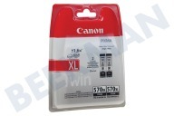Canon 2429908 Canon printer 0318C007 Canon PGI-570XL PGBK Twin geschikt voor o.a. Pixma MG5750,Pixma MG5751, Pixma MG6850