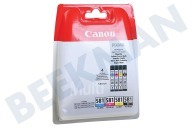 Canon CANBC581MP Canon printer 2103C004 Canon CLI-581 Multipack geschikt voor o.a. Pixma TR7550, TS6150