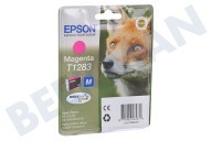 Epson 2666334 Epson printer Inktcartridge geschikt voor o.a. Stylus S22, SX125, SX420W T1283 Magenta geschikt voor o.a. Stylus S22, SX125, SX420W