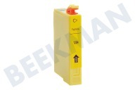 Inktcartridge geschikt voor o.a. Stylus S22 SX125 SX420W T1284 Yellow