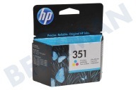 HP Hewlett-Packard HP-CB337EE HP 351 HP printer Inktcartridge geschikt voor o.a. Photosmart C4280, C4380 No. 351 Color geschikt voor o.a. Photosmart C4280, C4380
