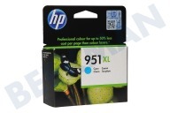 HP Hewlett-Packard CN046AE HP 951 XL Cyan HP printer Inktcartridge geschikt voor o.a. Officejet Pro 8100, 8600 No. 951 XL Cyan geschikt voor o.a. Officejet Pro 8100, 8600