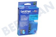 Brother LC1100C Brother printer Inktcartridge geschikt voor o.a. MFC490CW,DCP385C LC 1100 Cyan geschikt voor o.a. MFC490CW,DCP385C