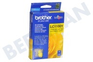 Brother LC1100Y Brother printer Inktcartridge geschikt voor o.a. MFC490CW,DCP385C LC 1100 Yellow geschikt voor o.a. MFC490CW,DCP385C