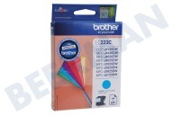 Brother BROI223C LC-223C Brother printer Inktcartridge geschikt voor o.a. DCP-J4120DW, MFC-J4420DW, MFC-J4620DW LC-223 Cyan geschikt voor o.a. DCP-J4120DW, MFC-J4420DW, MFC-J4620DW