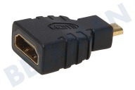 BMS 079422  Adapter geschikt voor o.a. Silverline HDMI contra - micro HDMI geschikt voor o.a. Silverline