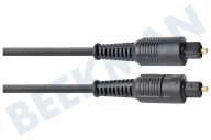 Easyfiks  Optische Kabel Toslink Male - Toslink Male, 1.5 meter geschikt voor o.a. 1.5 Meter, Afgeschermd, Verguld