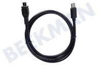 Gembird CCP-USB2-mBMCM-1M  USB Aansluitkabel 2.0 Micro Type-C 1 meter geschikt voor o.a. 1.0 Meter