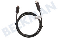 Universeel 1341473  USB C naar USB B micro kabel - 1 meter geschikt voor o.a. 1.0 Meter