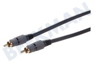 Digitale Coax Kabel Tulp RCA Male - Male, 5.0 Meter