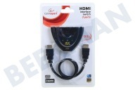 Cablexpert DSW-HDMI-35  3-Poorts HDMI Switch geschikt voor o.a. 3 apparaten op 1 HDMI ingang