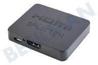Cablexpert DSP-2PH4-03  2-Poorts HDMI Splitter geschikt voor o.a. 1 HDMI signaal naar 2 schermen