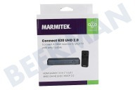 Marmitek 25008336  Connect 620 UHD 2.0 HDMI Switch geschikt voor o.a. UHD 2.0