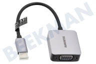 Marmitek 25008370  Adapter USB-C > VGA geschikt voor o.a. USB-C naar VGA adapter