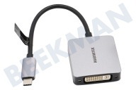 Marmitek 25008372  Adapter USB-C > DVI geschikt voor o.a. USB-C naar DVI adapter
