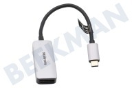 Marmitek 25008371  Adapter USB-C > DisplayPort geschikt voor o.a. USB-C naar DisplayPort adapter
