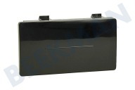 Zanussi 4055184156 Oven-Magnetron Knop geschikt voor o.a. MCD2664, MBE2658, EMS17006 drukknop deur, zwart geschikt voor o.a. MCD2664, MBE2658, EMS17006