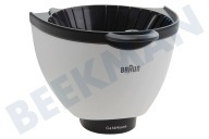 Braun BR67051392 Koffie zetter Filterbak geschikt voor o.a. 3104 KF510 KF550 Wit geschikt voor o.a. 3104 KF510 KF550