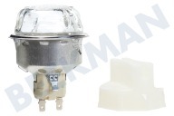 Junker & ruh 420775, 00420775  Lamp geschikt voor o.a. HBA56B550, HB300650, HB560550 Ovenlamp compleet geschikt voor o.a. HBA56B550, HB300650, HB560550