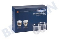 DLSC301 Kopjes geschikt voor o.a. Set van 6 cappuccino glazen Creamy collection