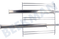 Gorenje 827810  Rail geschikt voor o.a. BCPS6737E09X, BOS6747A01X Telescoop Rail, rechts geschikt voor o.a. BCPS6737E09X, BOS6747A01X