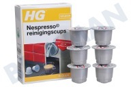 HG 678000103 Koffie machine HG Nespresso Reinigingscups geschikt voor o.a. Nespressomachines