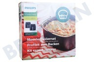 Philips Hetelucht friteuse HD9957/00 Hetelucht friteuse XXL Meesterbakkerset geschikt voor o.a. HD9630, HD9860, HD9750