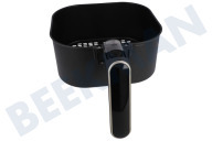 Philips 300010236491 Airfryer Mand geschikt voor o.a. HD9257/80, HD9257/88 met Greep geschikt voor o.a. HD9257/80, HD9257/88