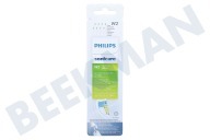 Philips  HX6068/12 W2 Optimal White Standaard sonische opzetborstels, 8st geschikt voor o.a. Sonicare