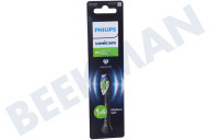 Philips HX6066/88  Tandenborstelset geschikt voor o.a. Sonicare W2 Optimal White opzetborstels, 6 stuks, zwart geschikt voor o.a. Sonicare